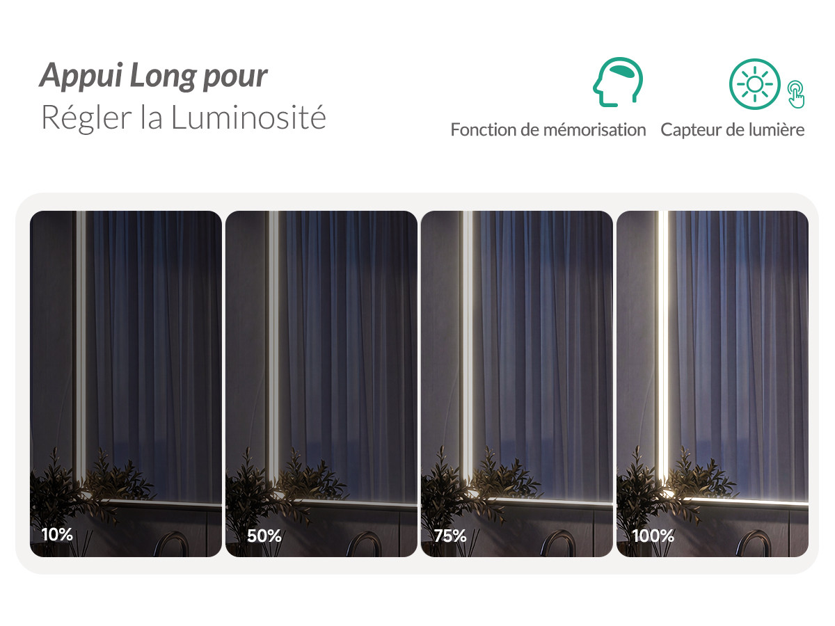 miroir led