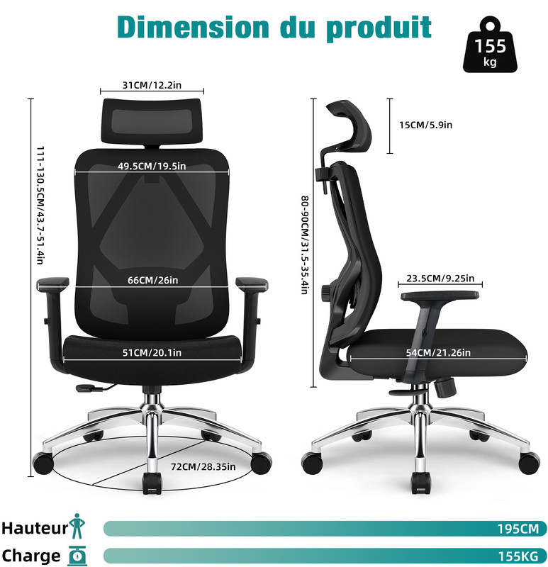 Chaise de Bureau
