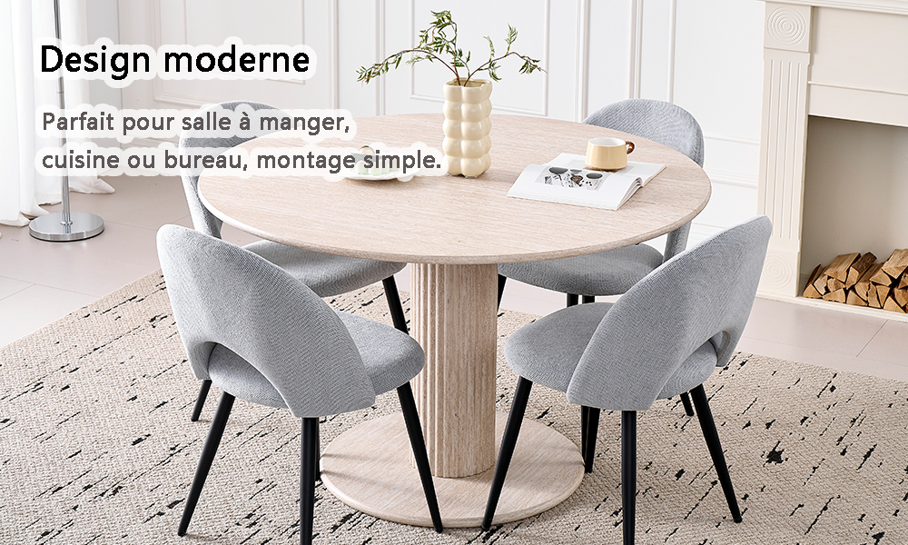 Chaise intégrée dans différents espaces
