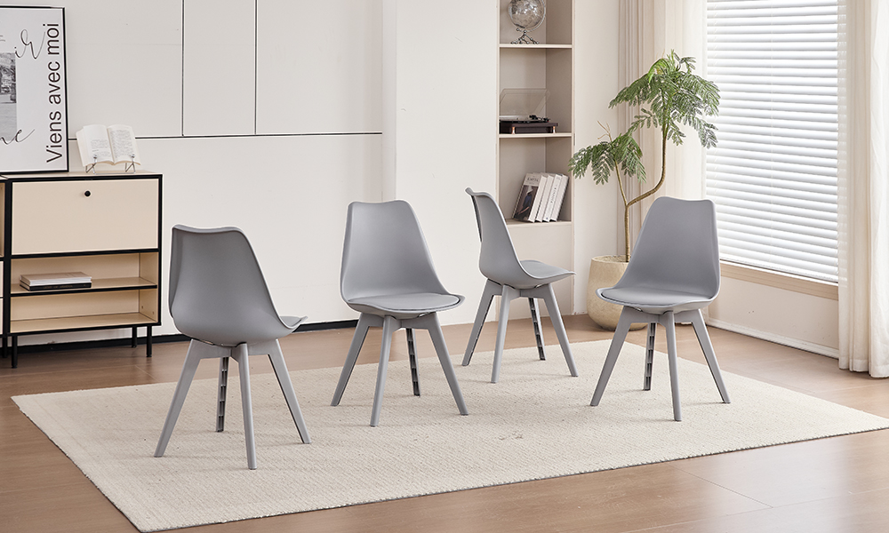 Chaise scandinave classique - différentes vues