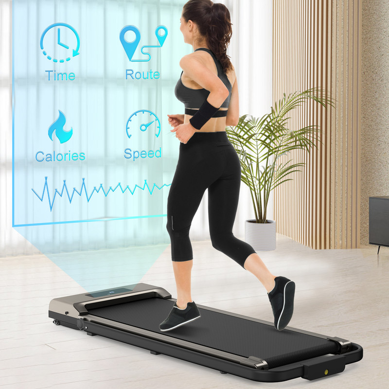 Bigzzia 2 In 1 Tapis Roulant Elettrico Pieghevole,Walking Pad 10 Km/h,Tappeto Corsa Extra Large 42CM,con Telecomando E Display LCD,Telaio Rinforzato And 220LB Max Weight For Home Office Exercise Grigi -Armonia Casa AAHKMJXYDAFdJAOAIMEbOAchaYtjpIZUujpRpTo0CnZOZfRgK4PbBRbZjwHIjuF0Faq83XXnOGPAMFk NLUwpzr4