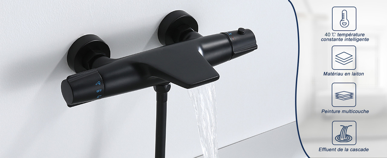 Mitigeur Thermostatique De Baignoire Robinet Cascade Pour Baignoire Robinet Noir En Laiton Design Elégant -Grohe || Hansgrohe Soldes Magasin AAHKMJXYDAFdJAOAIMEbOAchaYtjpIZUujpRpTo0CnZOZfS8bZRAscCwObDUX5FpdbTd0pZPuiA9GSjN02iw1JkY