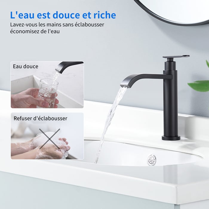 Robinet De Lavabo Eau Froide Uniquement, Mitigeur Salle De Bains En Laiton Durable, Robinetterie Pour Toilettes Invités, Cartouche Céramique, Noir -Grohe || Hansgrohe Soldes Magasin AAHKMJXYDAFdJAOAIMEbOAchaYtjpIZUujpRpTo0CnZOZfz0m1yhCoTcM75kVB9JrwCacHQHkNCUYbUyEPRpVSMA