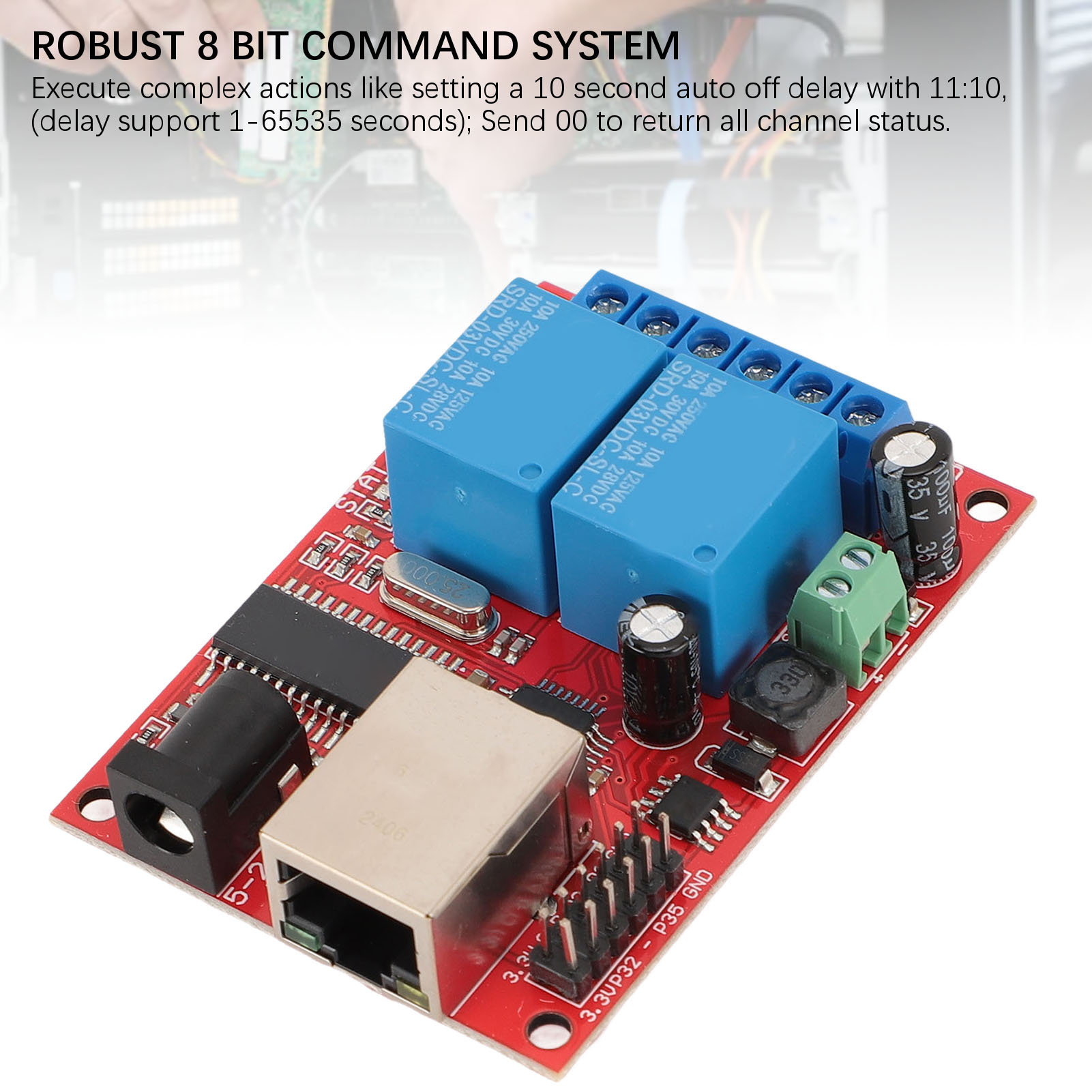 Module de Contrôleur de Commutateur Distance Ethernet/IP Carte de