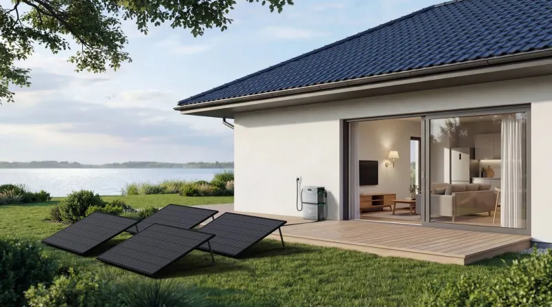 Installation jardin SolarFlow