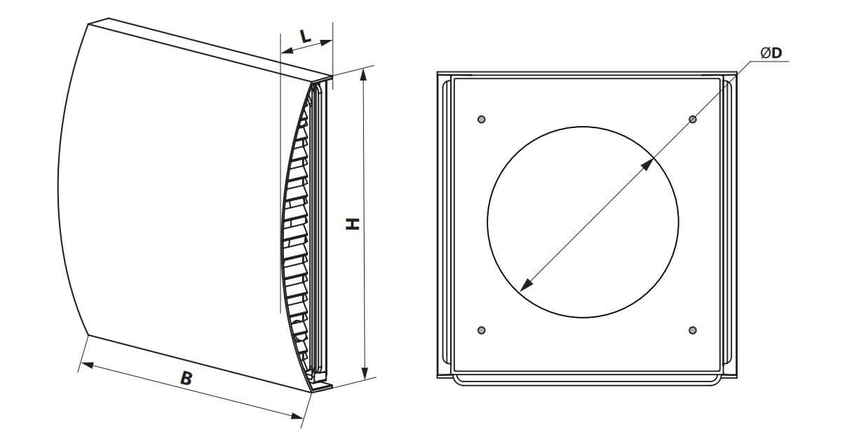 EH 14 Dimensions 160 mm