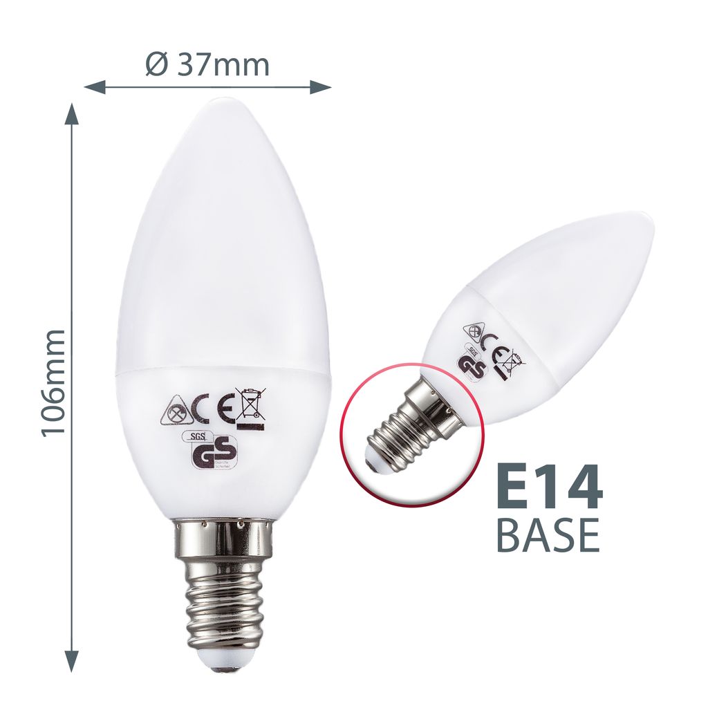 Ampoule LED RVB à intensité variable E14/3,5W/230V 6400K + télécommande