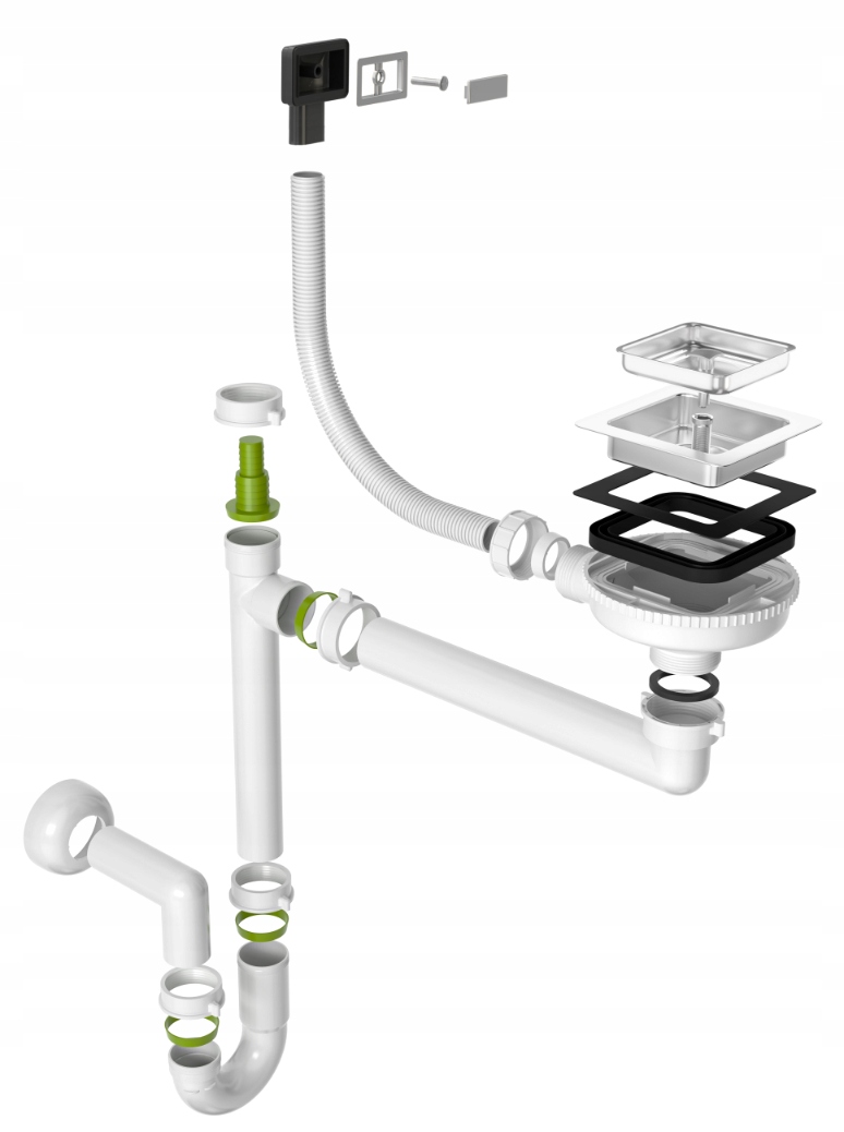 Siphon carré