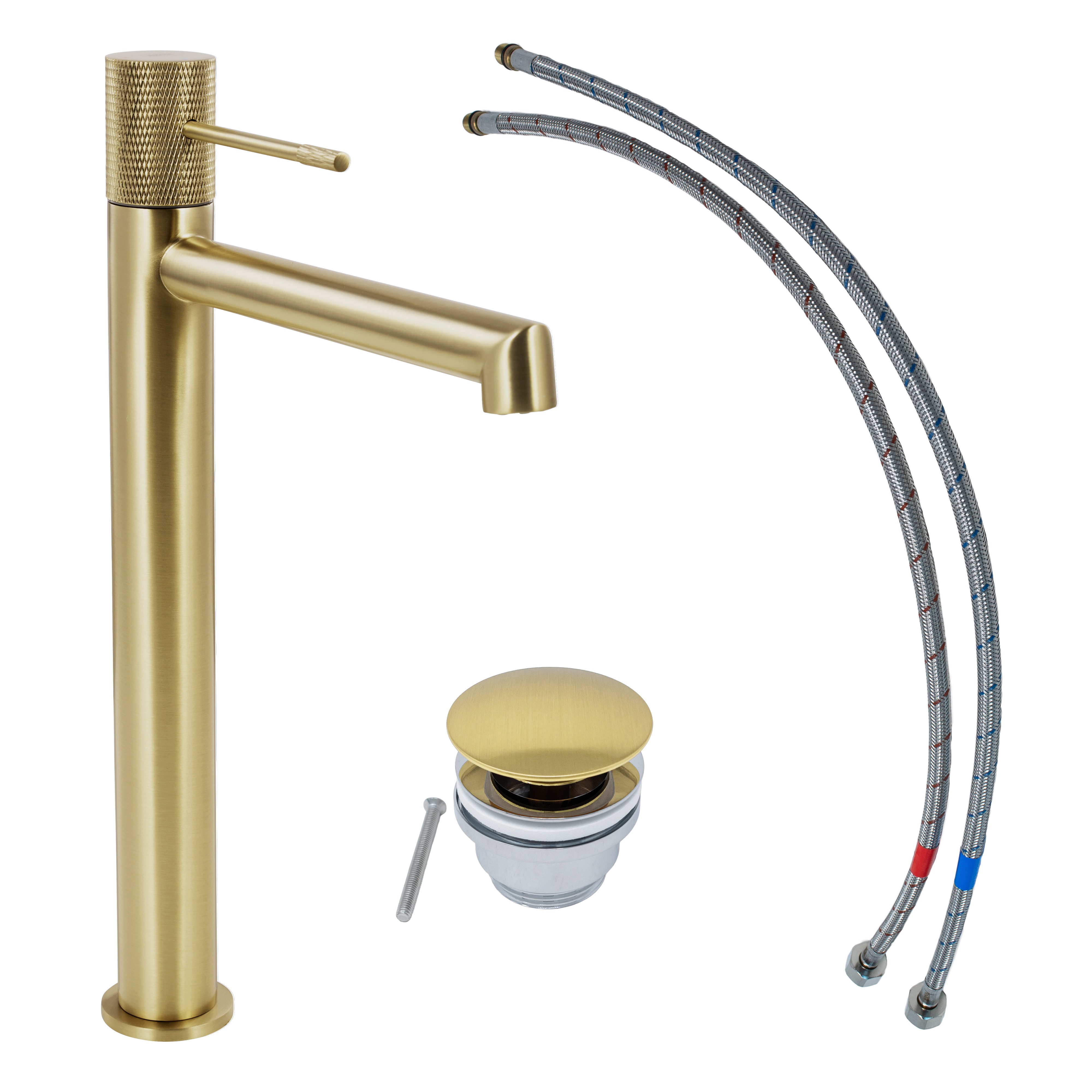 Waschtischarmatur KADIA L, Mattgold