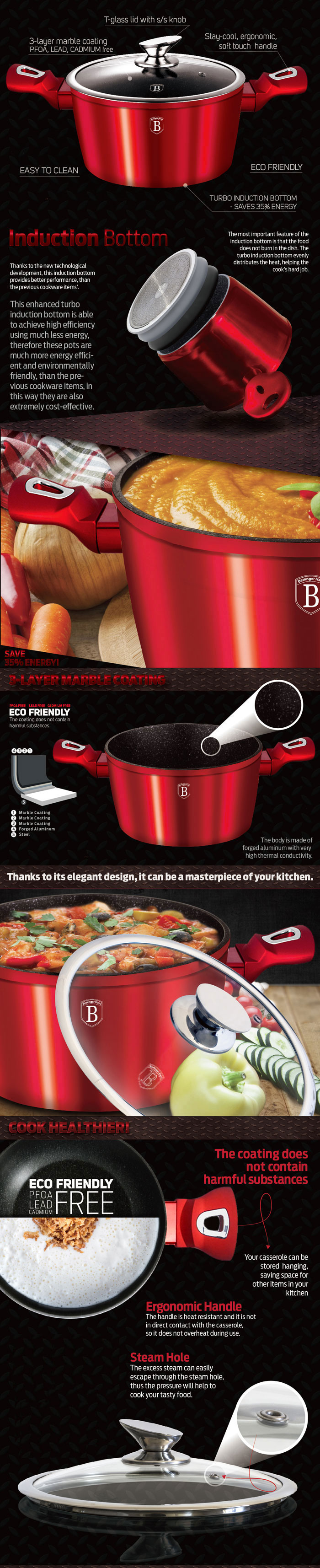 Pentola Wok in Granito Berlinger Haus