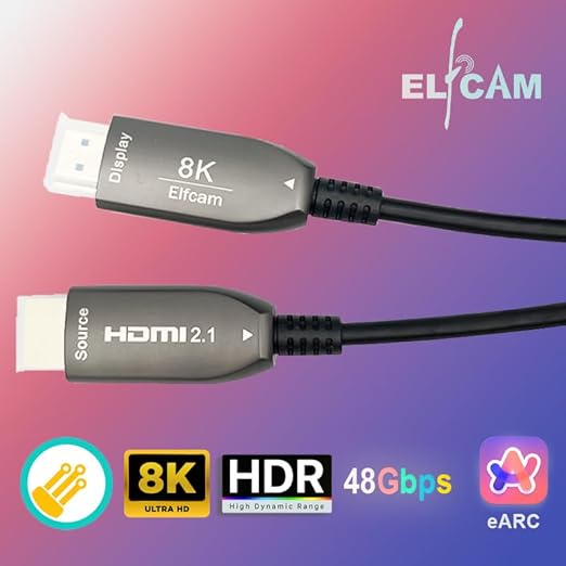 Detailansicht HDMI-Glasfaser