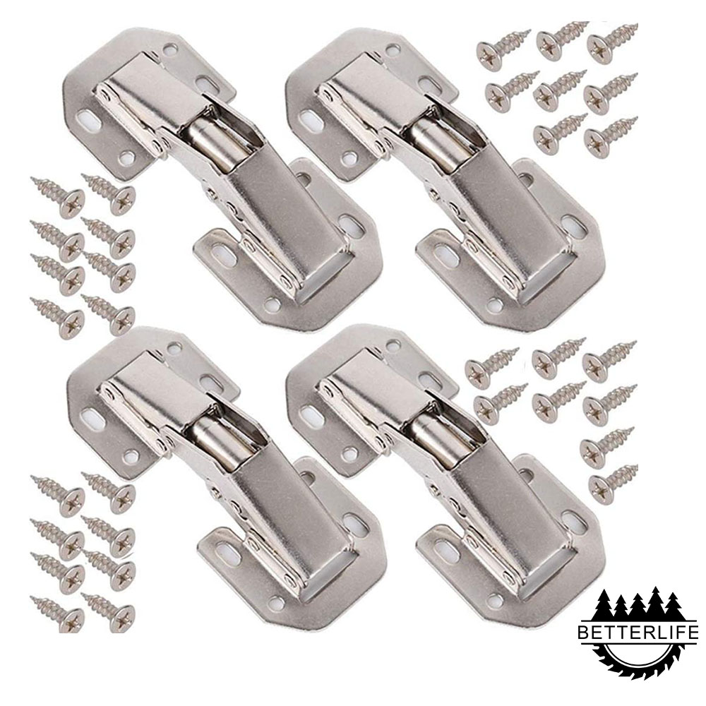 4 X Charnières,pliantes En Acier Inoxydable Pour Armoires De Cuisine Réglables 90 Degrés Charnière De Porte Armoire,+ 32 Vis - Charnières De Porte Grand Angle BETTERLIFE -Fispool Magasin AAHKMJXYDAFdJAOAIMEbOAchd06VQJ4QIIOw62