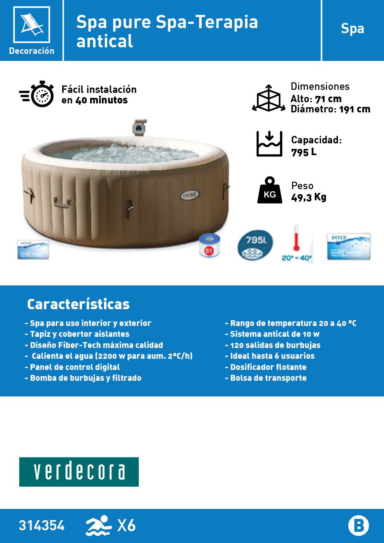 Spa desmontable