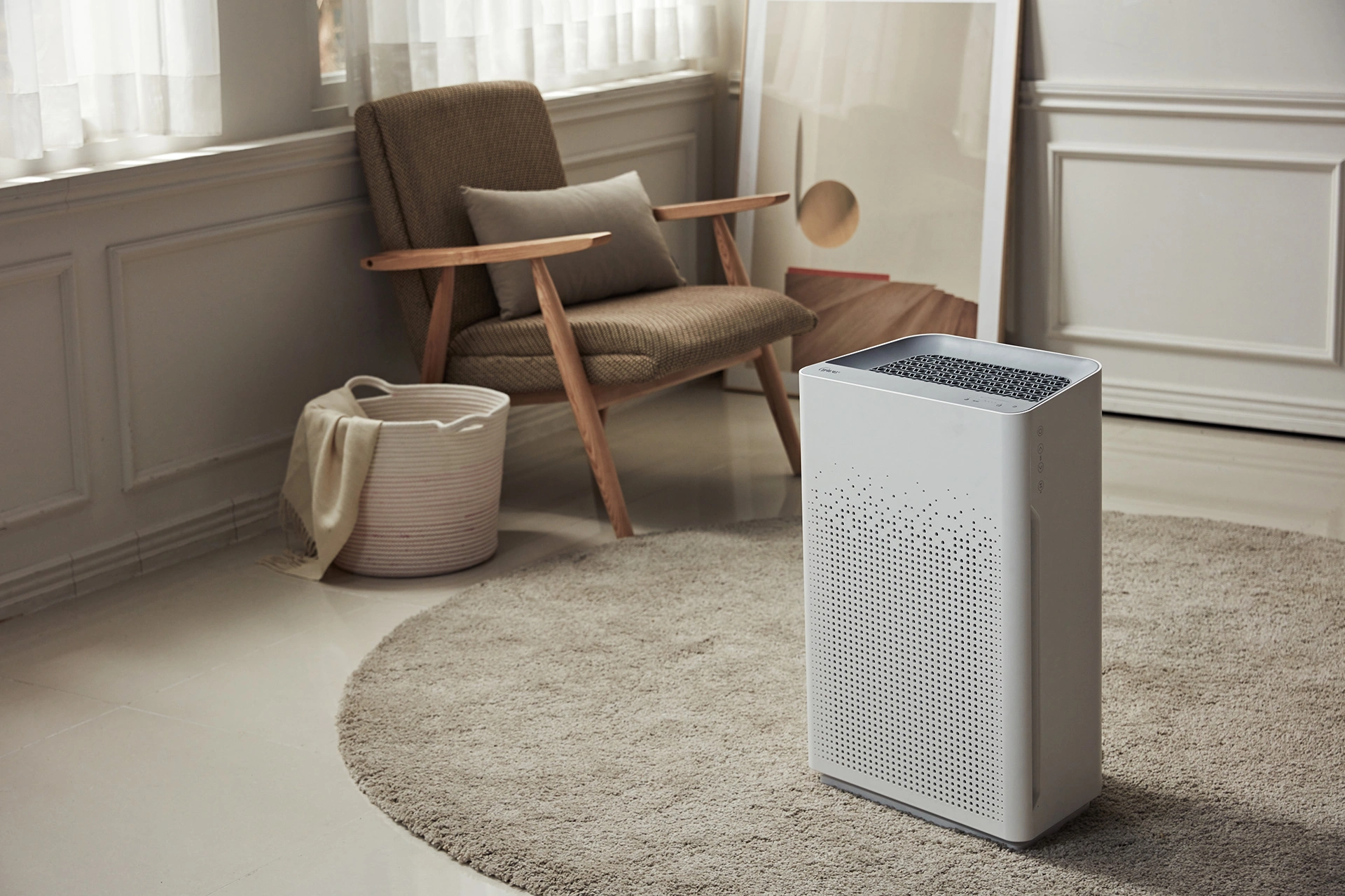 Purificatore d'aria Winix Zero-S in soggiorno