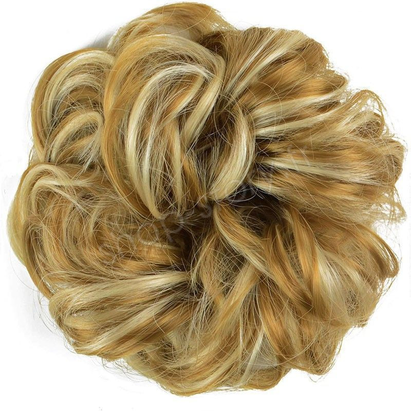 Chignon magique Ajustable Mélange blond cendré