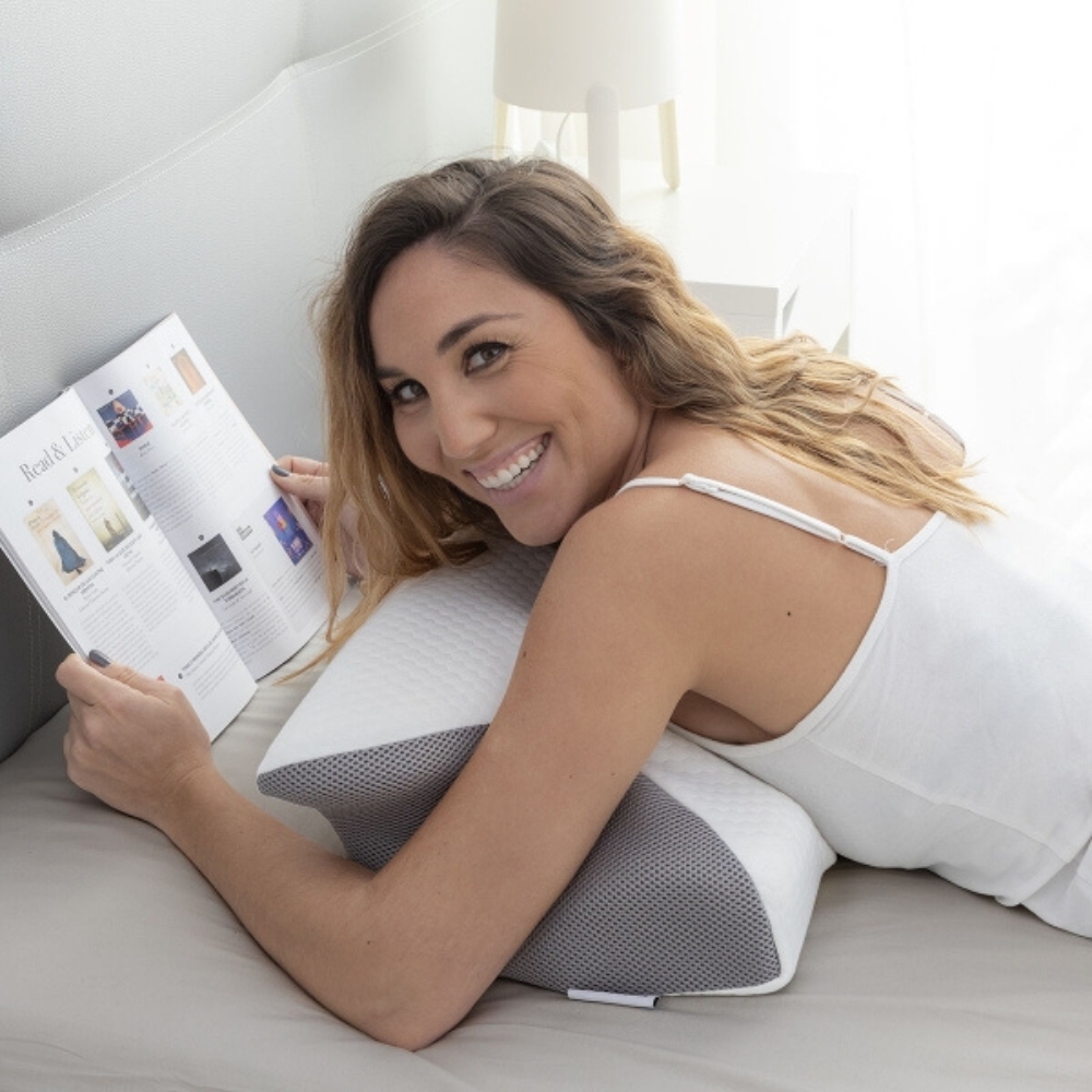 Oreiller Ergonomique Cervical Valentia Medical Memoire De Forme - Coussin Orthopédique Housse Lavable Fabriqué En Espagne