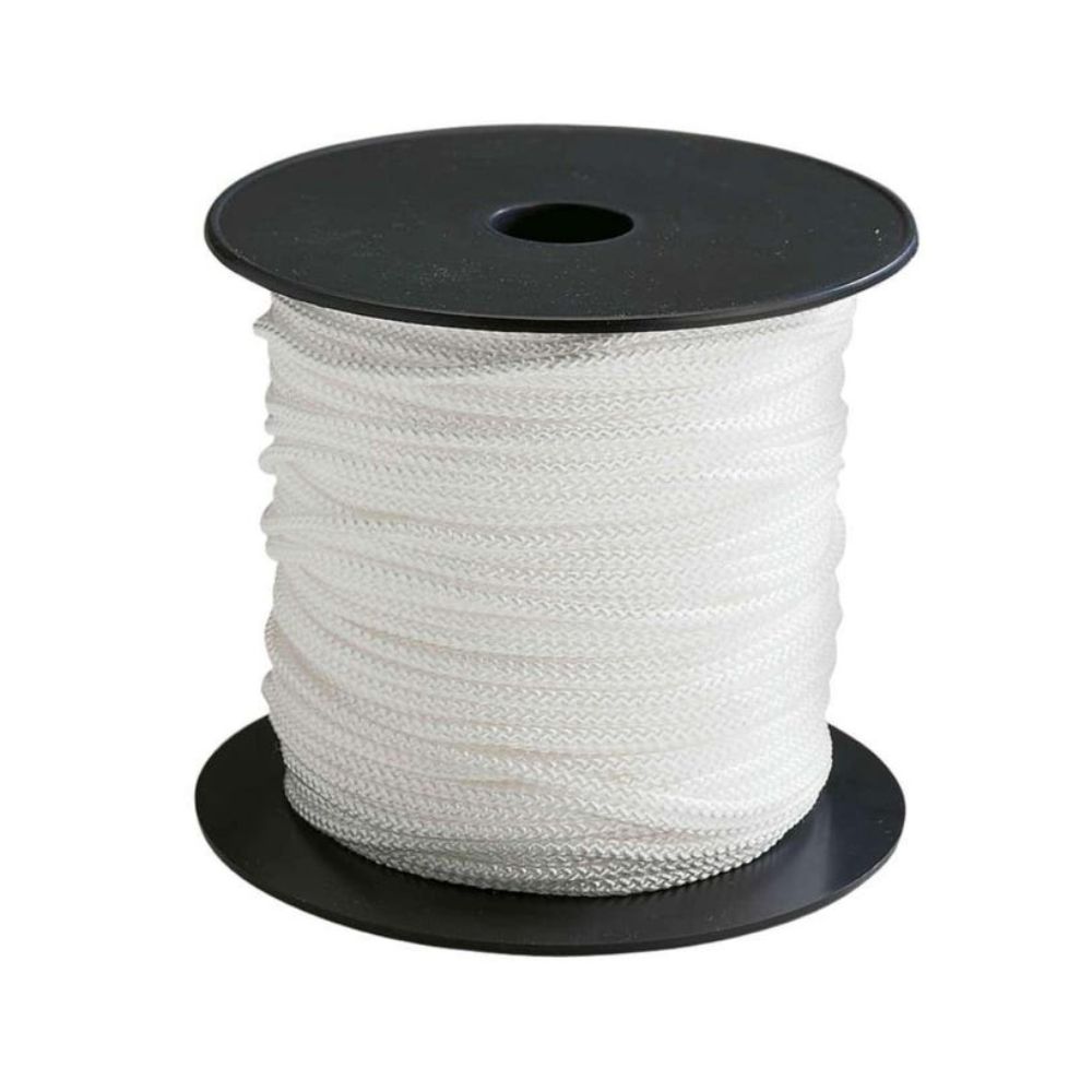 Tresse blanche en polypropylène 3 mm