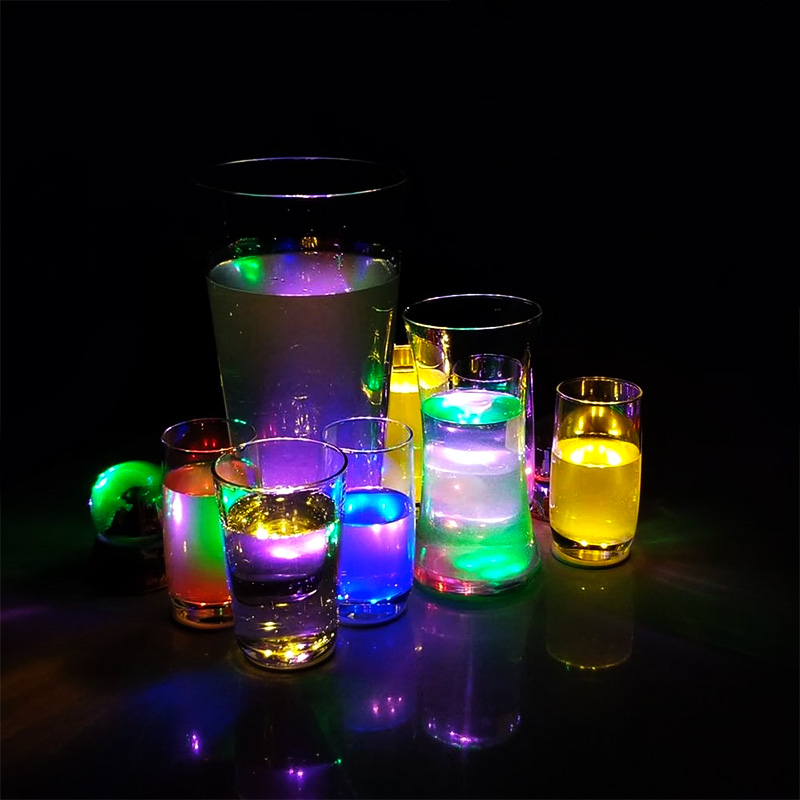 Décoration LED verre et bouteille