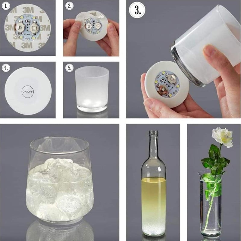 Dessous de verre adhésif