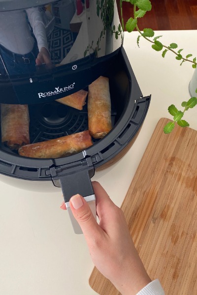 Des frites sans huile ? Essayez l'Air Fryer Pro Rosmarino !