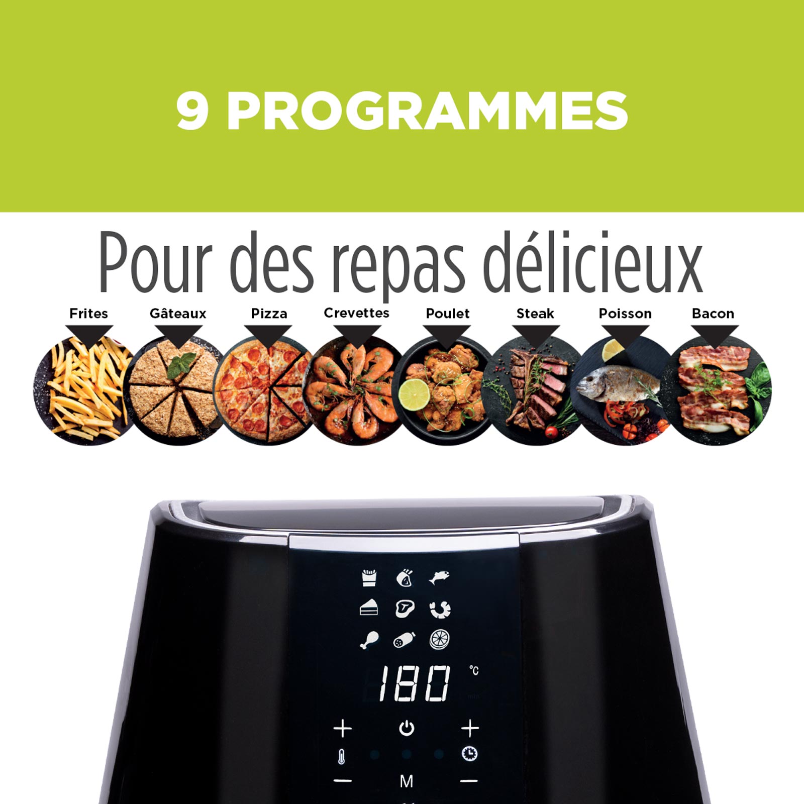 Faire des frites sans huile, c'est facile avec l'Air Fryer Pro Rosmarino !
