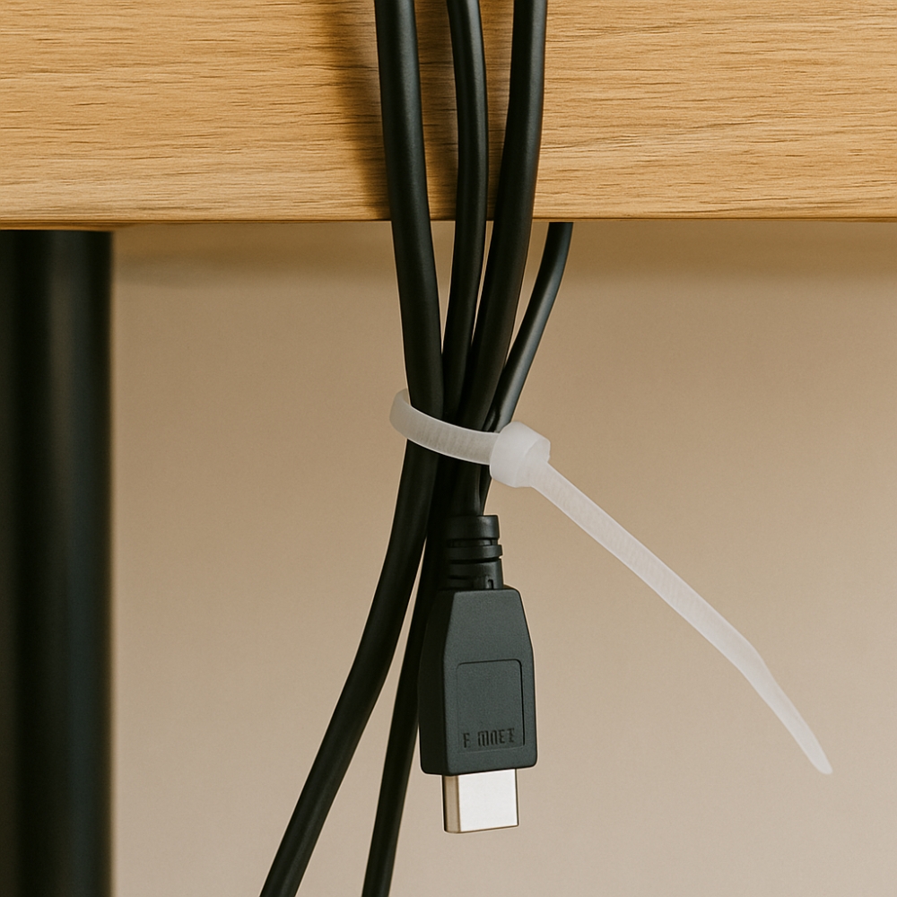 Colliers de serrage nylon transparent