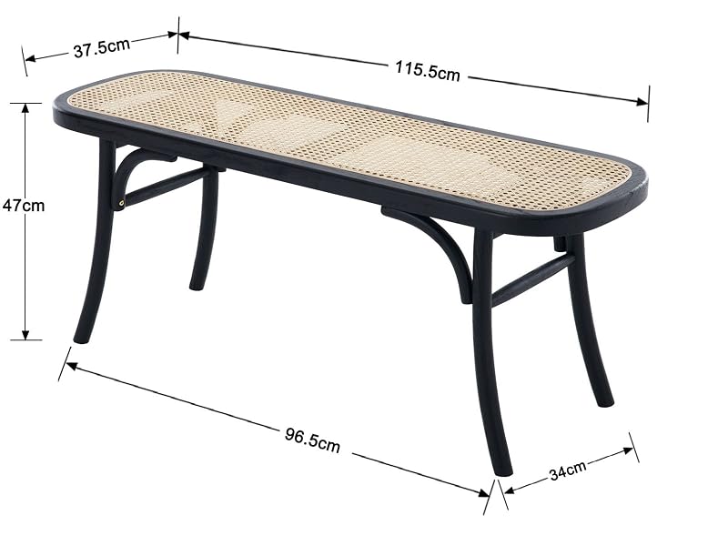banquette rotin