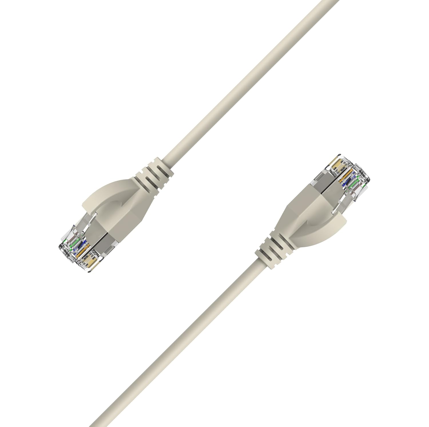 Vue principale du câble Ethernet Cat 6A ultra fin