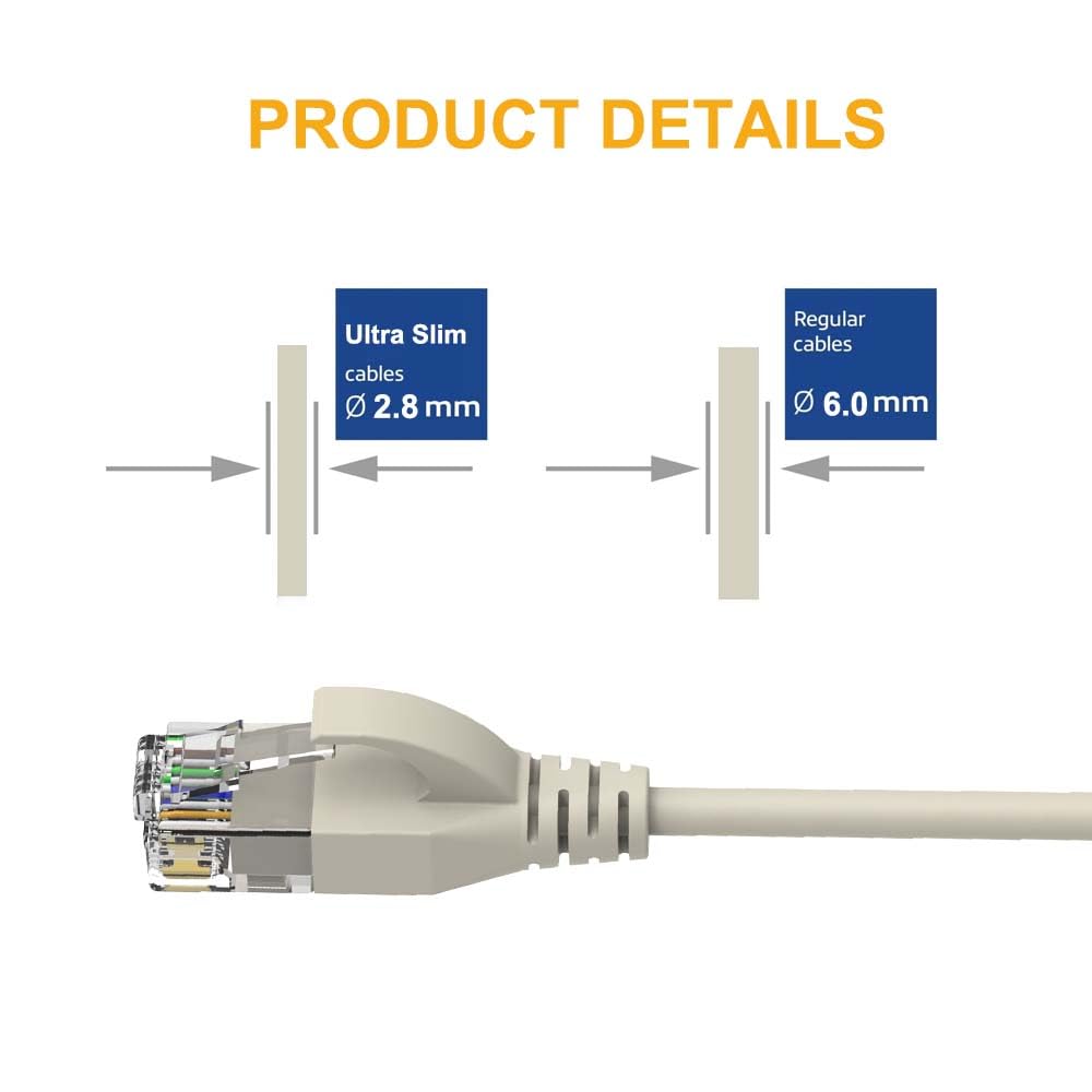 Structure interne du câble Cat 6A cuivre pur