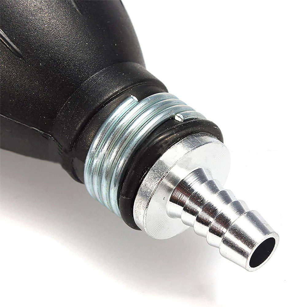 Lot De 2 Pompes à Main D'amorçage Carburant 8 Mm - Alliage Et Caoutchouc, Pour Essence, Diesel, Huile, Eau