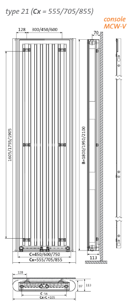 dimensions paros type 21