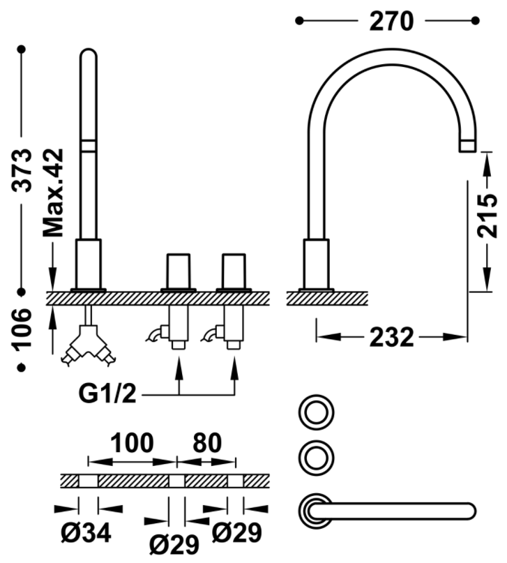 Dimensions 06110501KMB