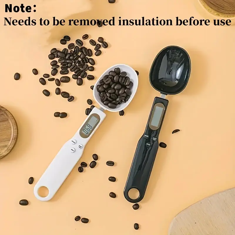 accumeasure digital kitchen scale spoon lcd display 0 1g 500g precision battery powered ideal for cooking baking and portion control details 0