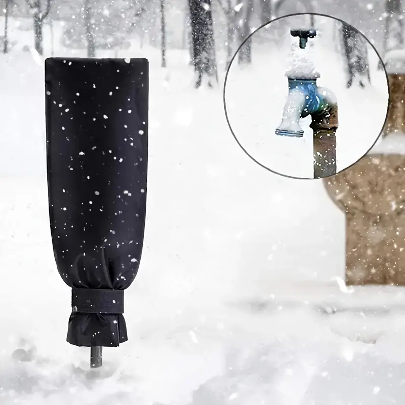 1 2pcs large faucet covers for winter freeze protection 20 4 x8 hose bib covers for winter reusable thicker waterproof insulated spigot cover details 6