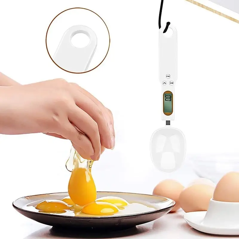 accumeasure digital kitchen scale spoon lcd display 0 1g 500g precision battery powered ideal for cooking baking and portion control details 6