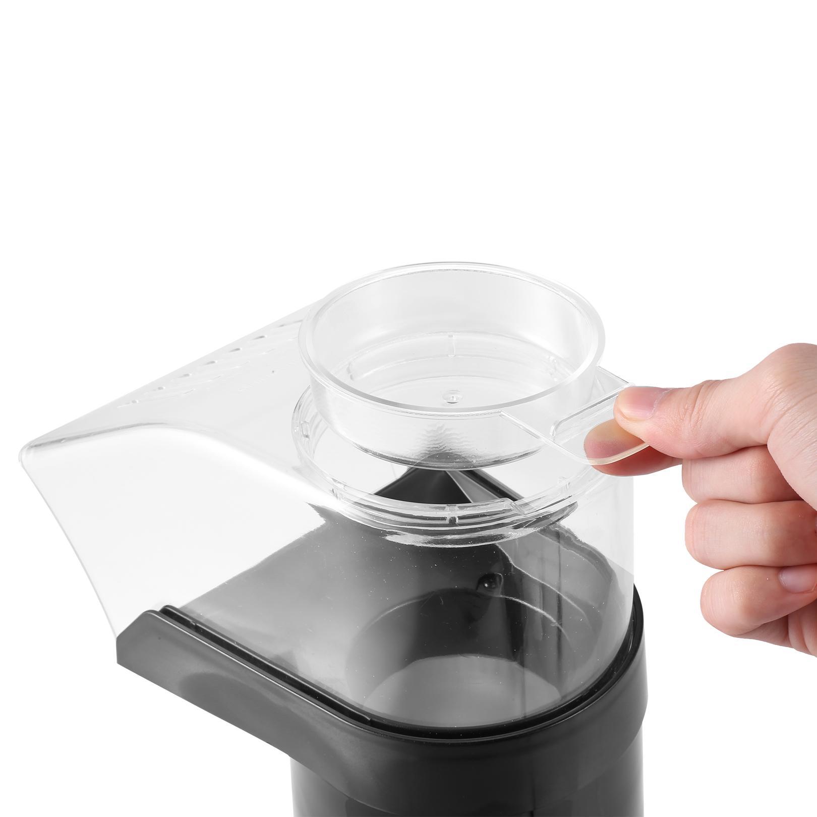 Machine à Pop-corn à Air Chaud Sans Huile 1200 W Popcorn Maker Professionnelle Pour La Maison Noir -Petit Électroménager