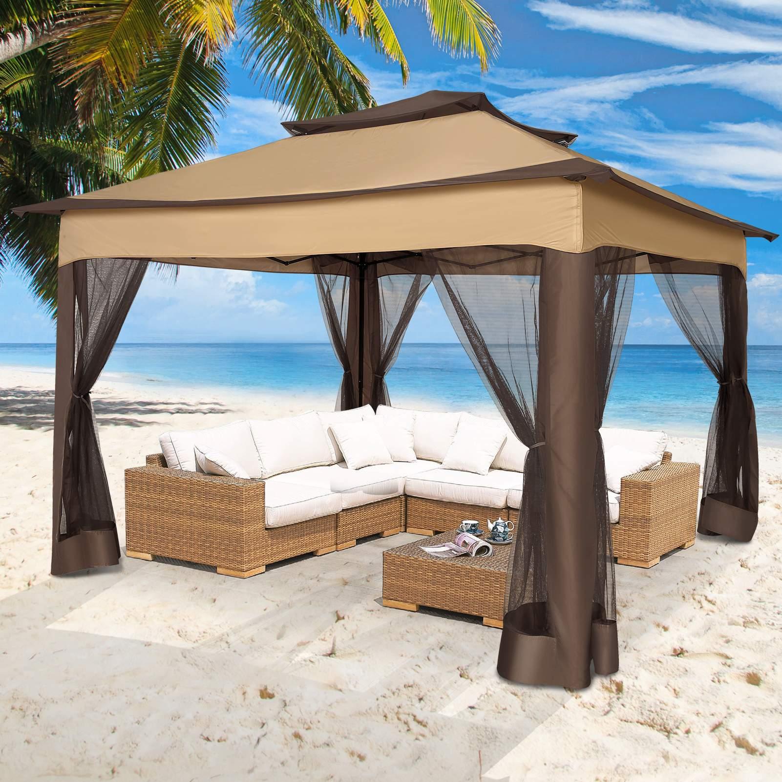 3x3m Tonnelle Pliante De Jardin Imperméable Extérieure Avec Moustiquaire - Pavillon Anti-UV Pour L'ombre Et La Pluie Avec Gaze Et Sac De Transport - Pour Patio, Jardin, Terrasse, Brun+Café -Promos Garde Plante Boutique AAHKMJXYDAFdJAOAIMEbOAchf9L3lWnVlqfwLHgeJwPlHatq4QdflIuXL330w15i2srf76ya DNFLQJZ69kVfm0h0Bq 0Hnj0G9Rnt3hcrOmNLKOk8dpH60lucQaQs8aPmE=