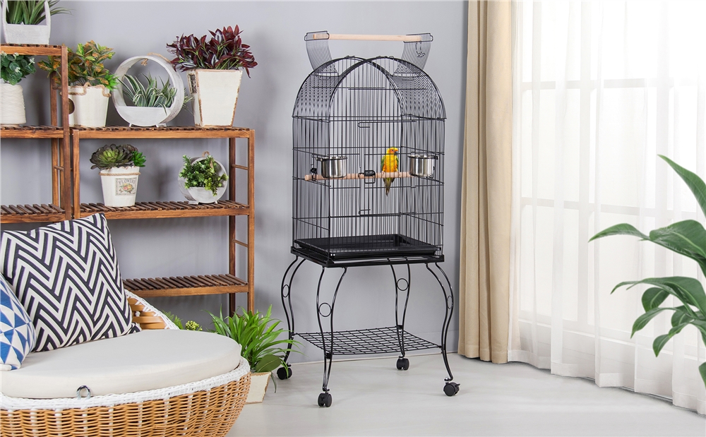 Bird cage and sale stand for sale