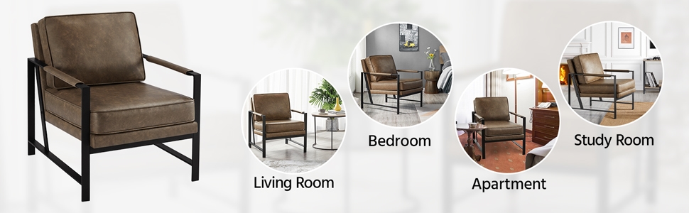 Yaheetech Retro Upholstered Faux Leather Accent Chair, Brown -Living Room Furniture Store AAHKMJXYDAFdJAOAIMEbOAchfdXpZEkJBLZeHBMNynhFgCqmcbk0q3VSYMiG5o0ZXYsmG FEqbwW4PlpdBLlfSYge HahEkH7744UqbpwWKAOg==