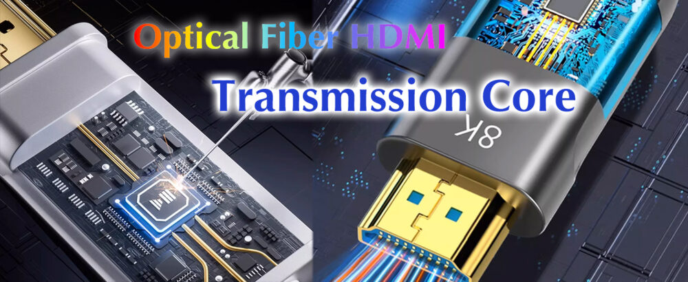 Câble HDMI 8K Fibre Optique - Vue principale
