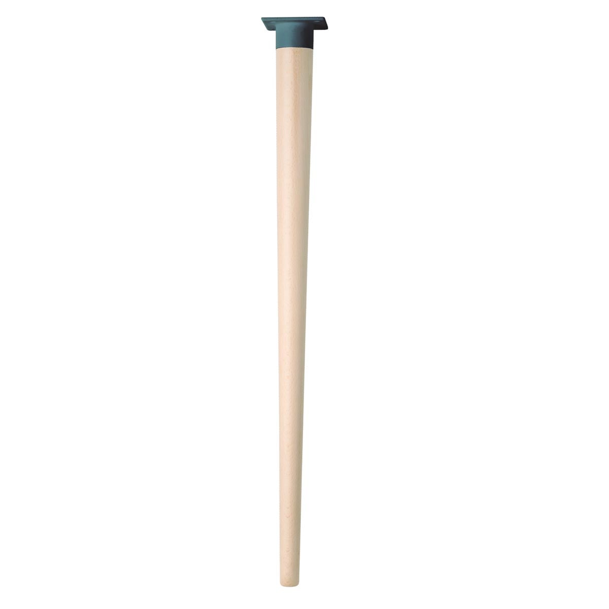 Pata Cónica Nórdica Recta 71 Cms Haya Base Negra