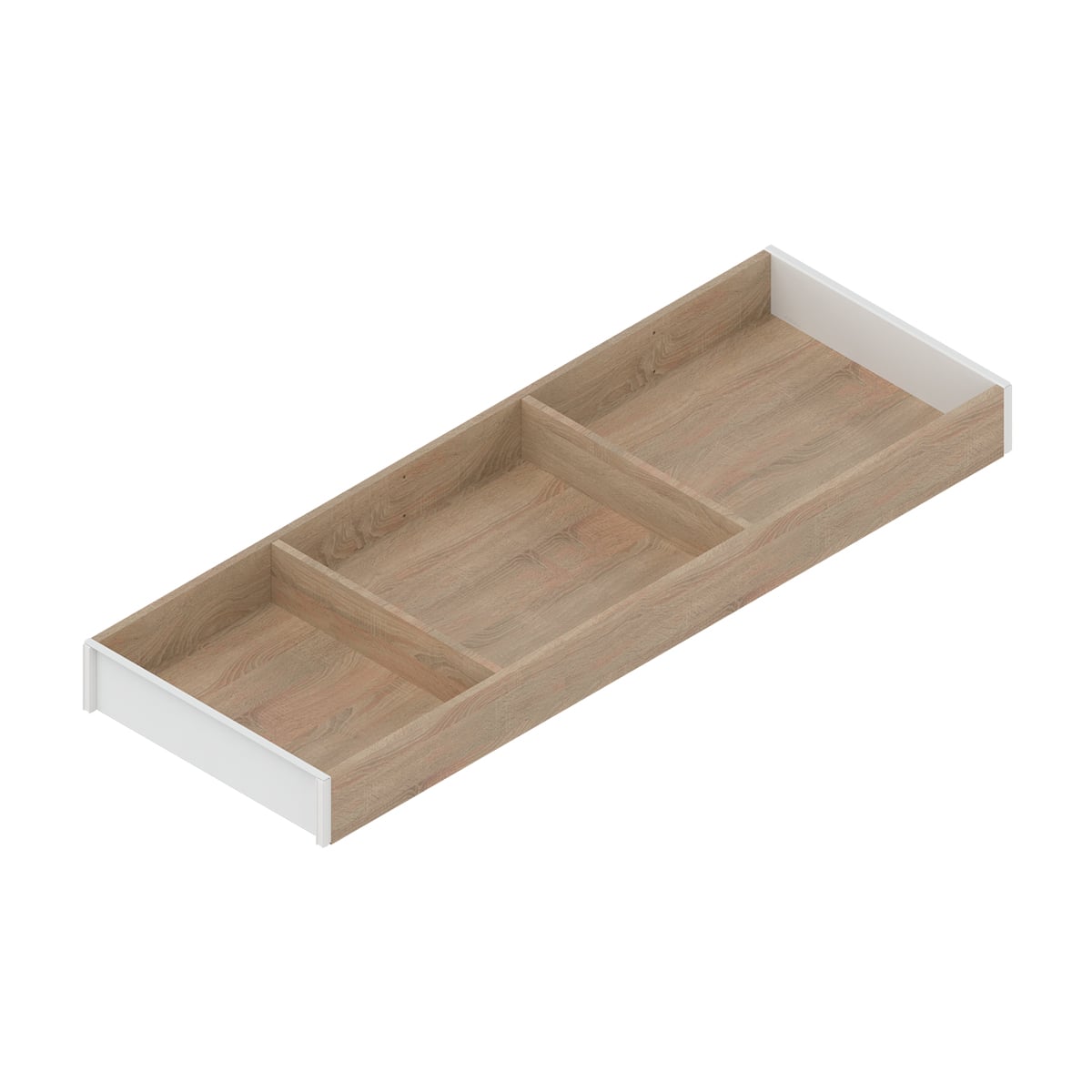 Marco Acero Blanco Cajón Lbx 200X500 - AMBIALINE