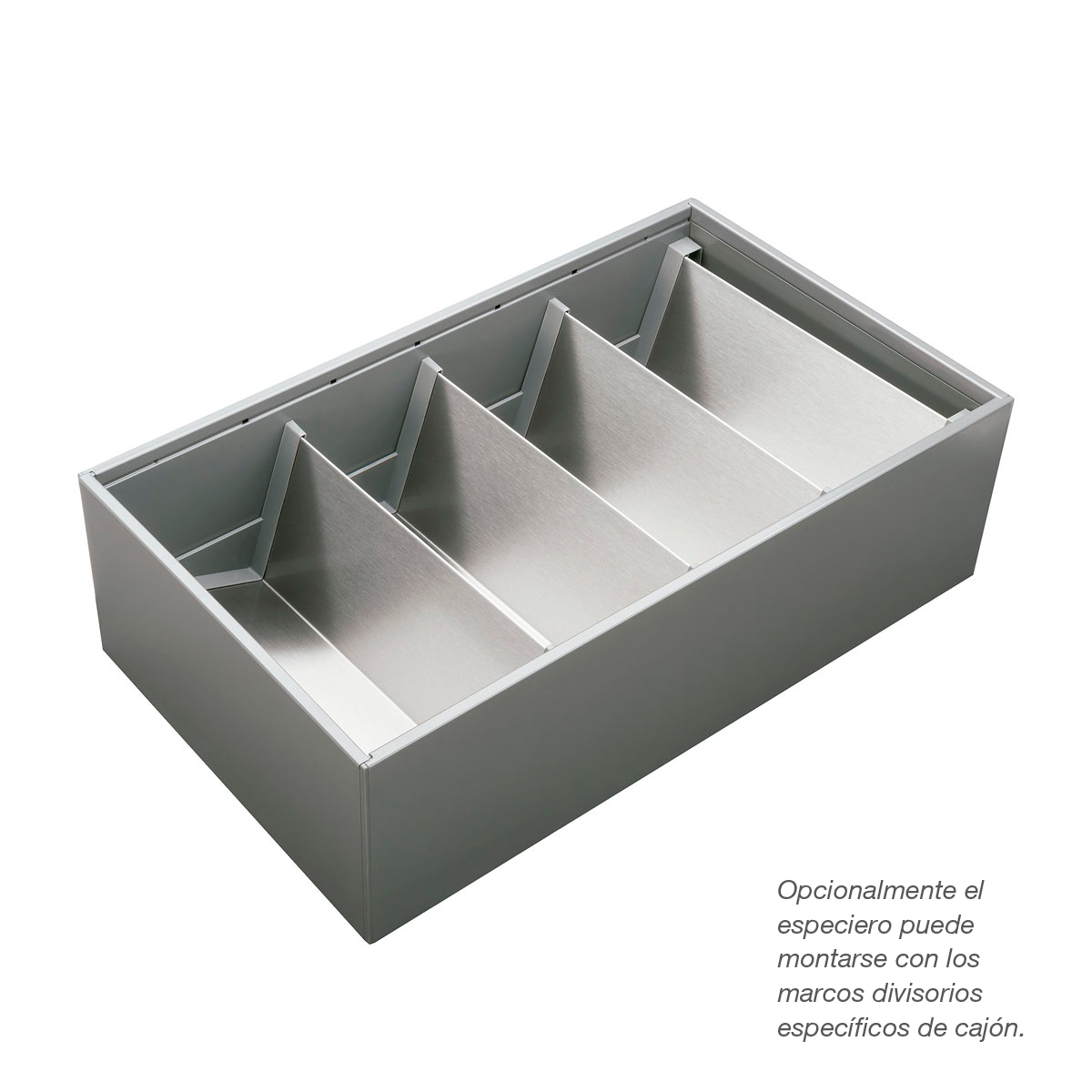 Especiero Inox Antihuellas