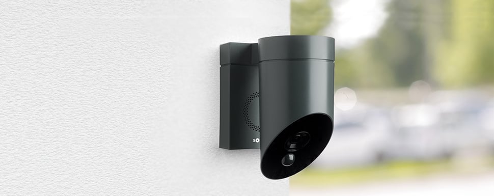 2 Outdoor Camera grises - Caméras de surveillance extérieures sans