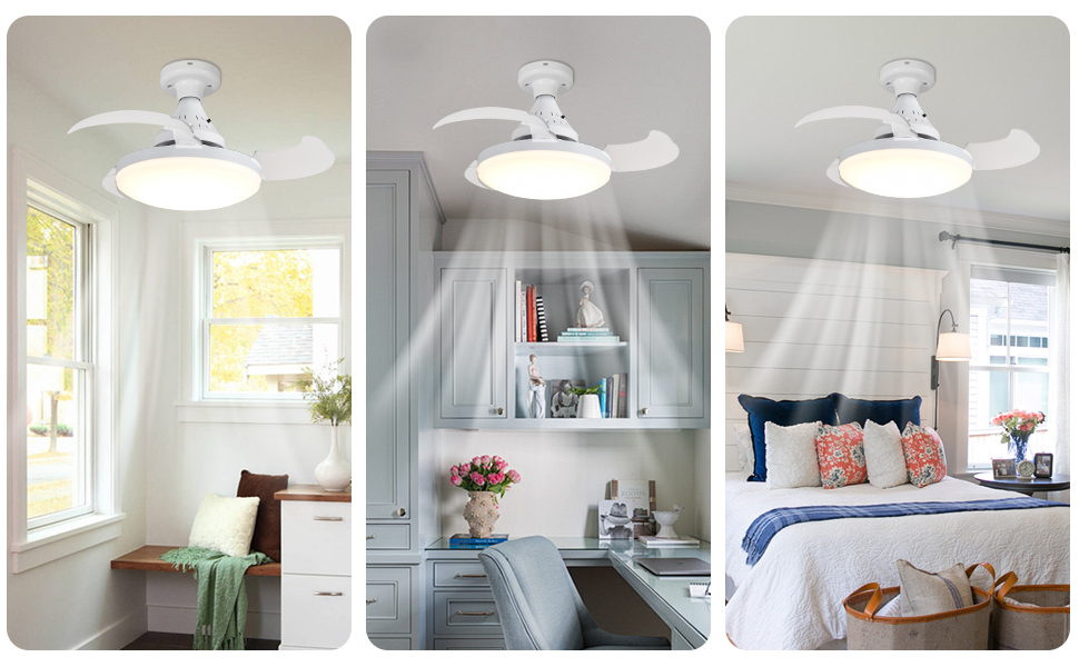 Ventilateur De Plafond AIRLIE HUGGER 91cm - Bronze Et Koa - Avec Télécommande Et Lampe - Neuf
