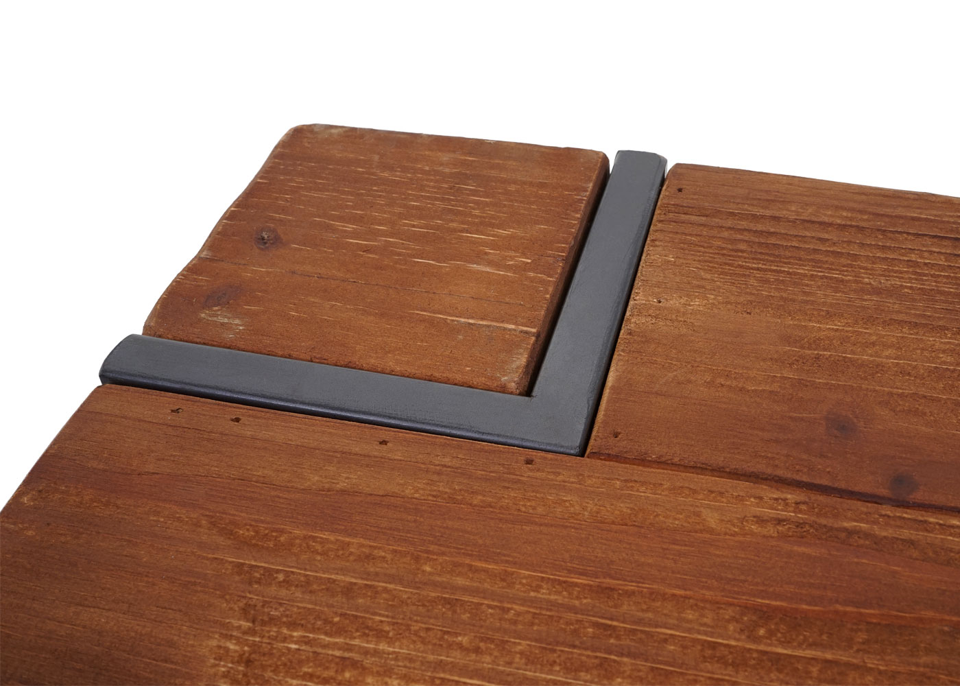 Mesa de centro HWC-A15 imagen detallada madera y metal