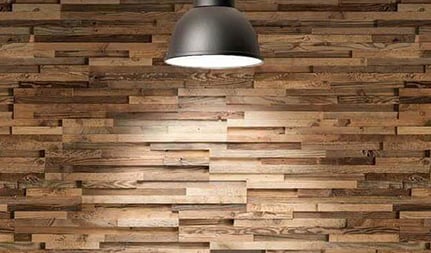 Panneau Mural Bois Taiga : Mur en Bois Recyclé Wood&Wall Decor - 1m²