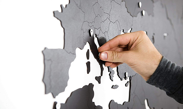 installation carte du monde