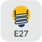 Culot E27 - Vis de 27mm