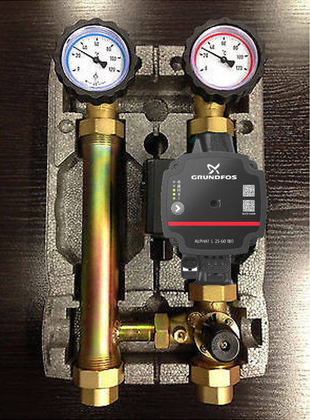 Heizkreisset Mischer 20-50°C & 40-70°C Pumpengruppe Heizkreis Pumpenstation
